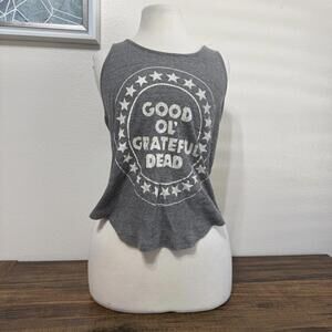 Good Ol' Grateful Dead Gray Sleeveless Tank Top Size M